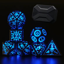 LED Dice Set Rechargeable with Charging Box,  Glowing Dice for Role Playing Tabletop Games RPG D&D Dice Christmas Gift