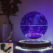 Levitating Lamp Magnetic Levitation Globe LED Earth Floating Rotating Globe Bedside Novelty Christmas Gifts Galactic Starry Sky