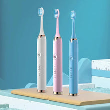 Electric Sonic Toothbrush USB Rechargeable Waterproof Electronic Ultrasonic Whitening Tooth Brushes Replacement Heads