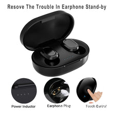 Bluetooth Earbuds Wireless Earbuds,Bluetooth 5.2 Headphones with Charging Case, Bluetooth Headphones with Mics, Fingerprint Control, Power Display,For Sports/Working on Clearance