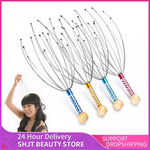 Octopus-Style Scalp and Body Massager for Muscle Tension Relief and Relaxation