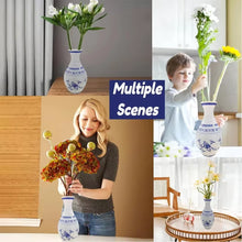 3D Puzzle Vase Blue and White Porcelain Design Made Plastic Home Decoration and Flower Arrangement Housewarming Kids Toys Gifts