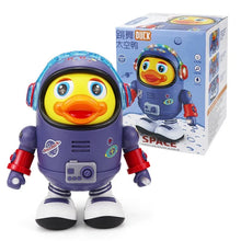 Baby Duck Toy Musical Interactive Toy Electric with Lights and Sounds Dancing Robot Space Elements for Infants Babies Kids Gifts