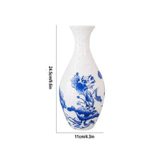 3D Puzzle Vase Blue and White Porcelain Design Made Plastic Home Decoration and Flower Arrangement Housewarming Kids Toys Gifts