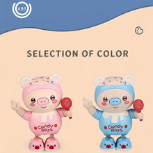 Upgraded Electronic Pets Pig Dancing Toy Doll, Electric Lighting Music Twisting Swing Left and Right Walking Cute Pig Smart Doll