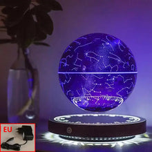 Levitating Lamp Magnetic Levitation Globe LED Earth Floating Rotating Globe Bedside Novelty Christmas Gifts Galactic Starry Sky